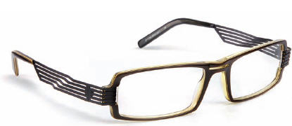 Brille braun