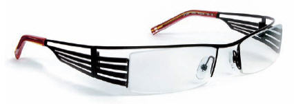 Brille schwarz
