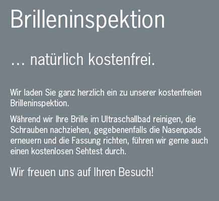 Brilleninspektion